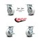 Service Caster 5 Inch Semi Steel Caster Set with Roller Bearings 2 Swivel Lock 2 Brake SCC SCC-30CS520-SSR-BSL-2-TLB-2 - alternate 5